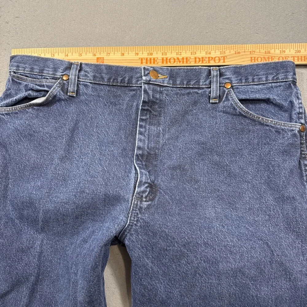 Vintage Wrangler MEN 40X30 Dark Wash Cowboy Cut Original  Denim Jeans 13MWZDD